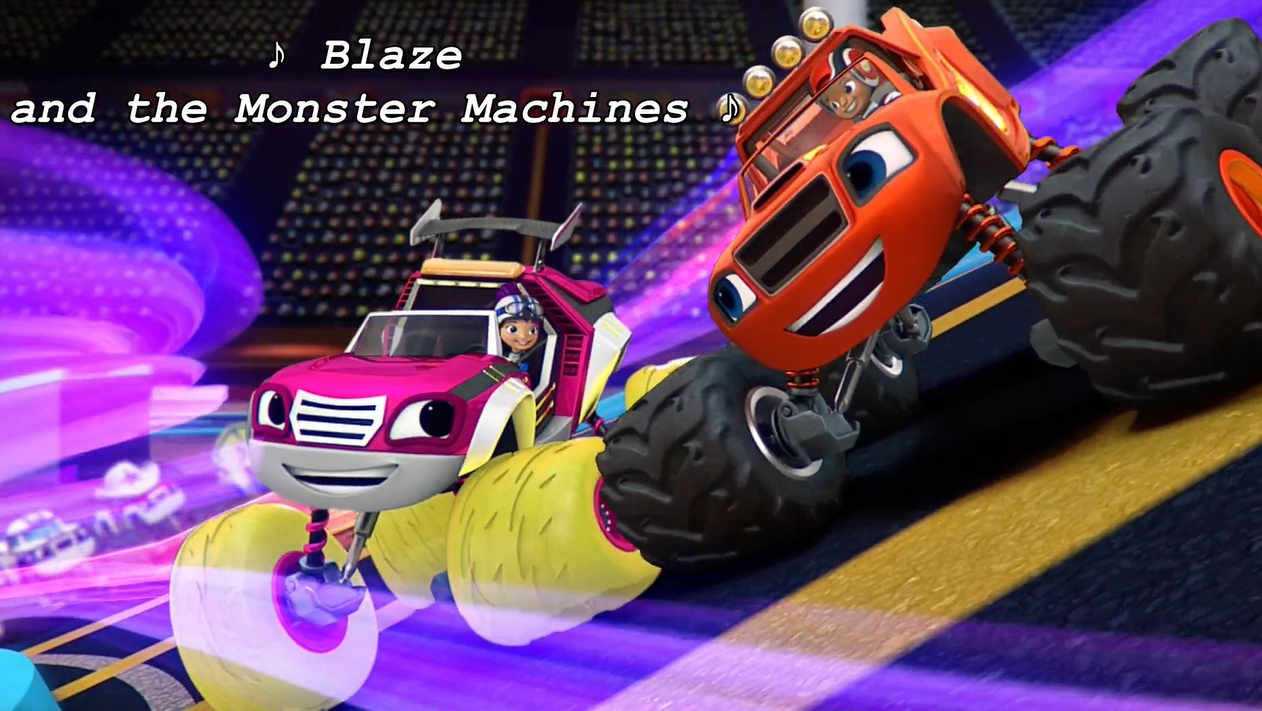 《旋风战车队Blaze and the Monster Machines》火焰怪物卡车英语动画片全1-7季共132集，1080P高清视频带英文字幕，百度网盘下载！-晨希少儿英语